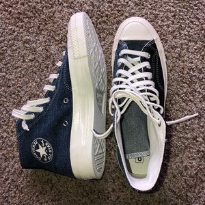 Converse Chuck Taylor All Star Denim shoes.